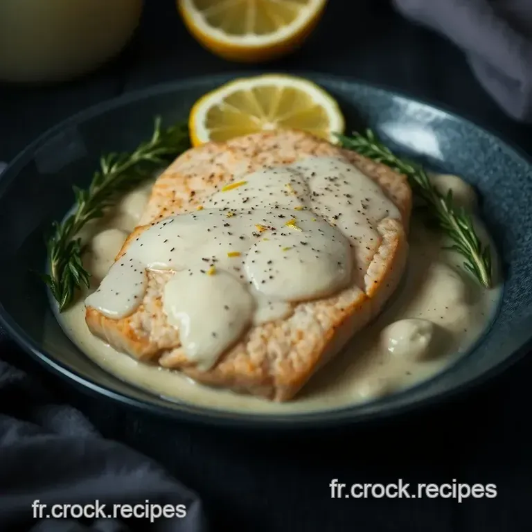 Filet D&rsquo;aiglefin &Agrave; La Cr&egrave;me Et Citron presentation