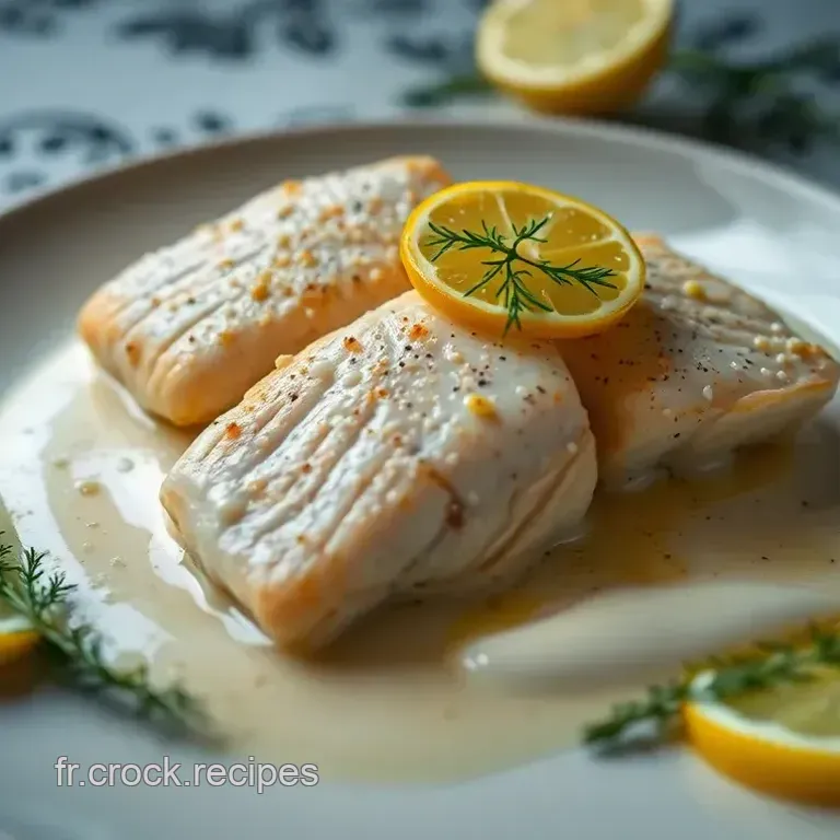 Filet d&rsquo;Aiglefin &agrave; la Cr&egrave;me et Citron