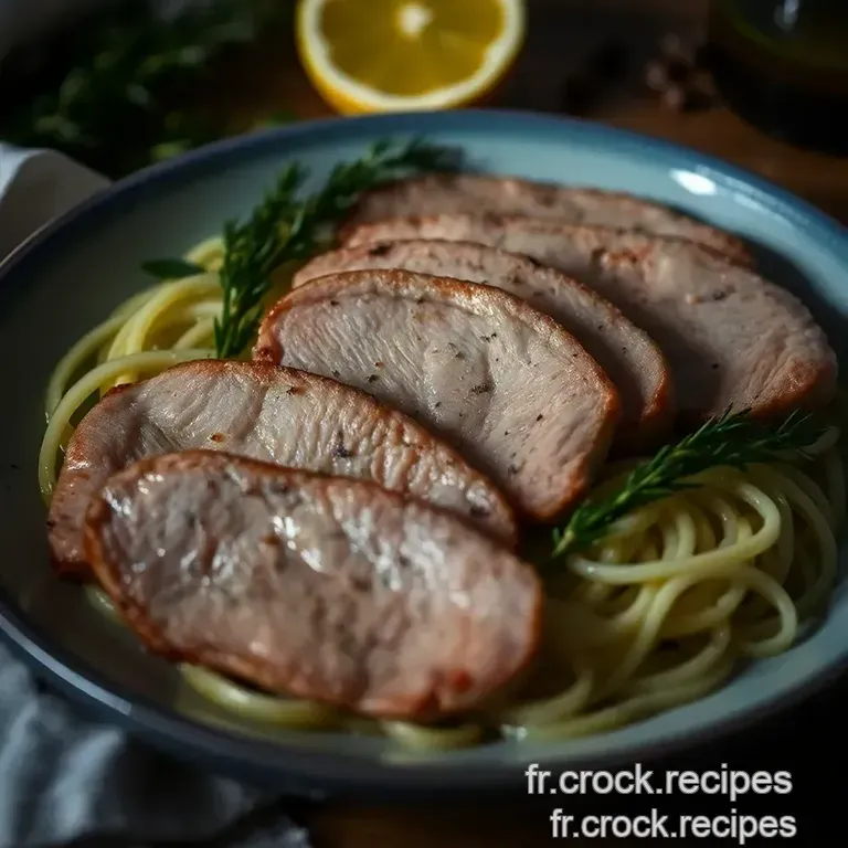 Filet De Julienne Saut&eacute; Aux Herbes De Provence presentation