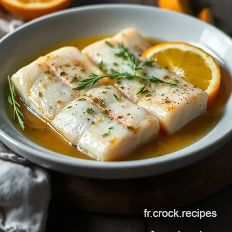 Filet De Poisson Aux Agrumes Et Herbes Fra&icirc;ches presentation