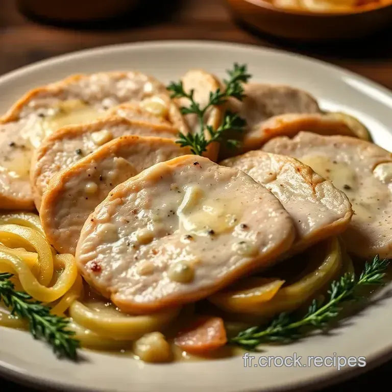 Filet de Poulet &agrave; la Dijonnaise Gratin Dauphinois revisit&eacute;