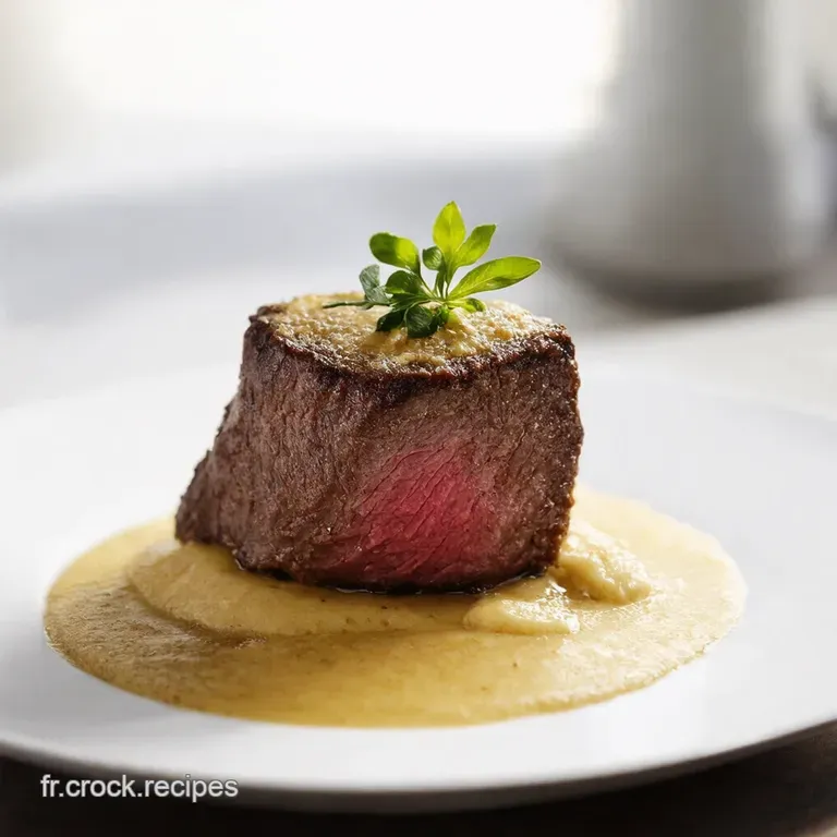Filet Mignon &agrave; la Cr&egrave;me de Moutarde et Miel