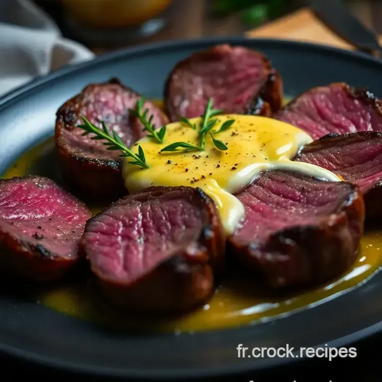 Filet Mignon &Agrave; La Moutarde Cr&egrave;me &ndash; Le Plat De R&ecirc;ve presentation