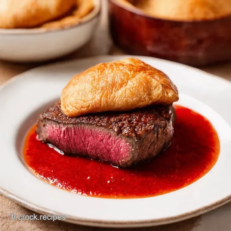 Filet Mignon en Cro&ucirc;te Prosciutto P&acirc;te Feuillet&eacute;e