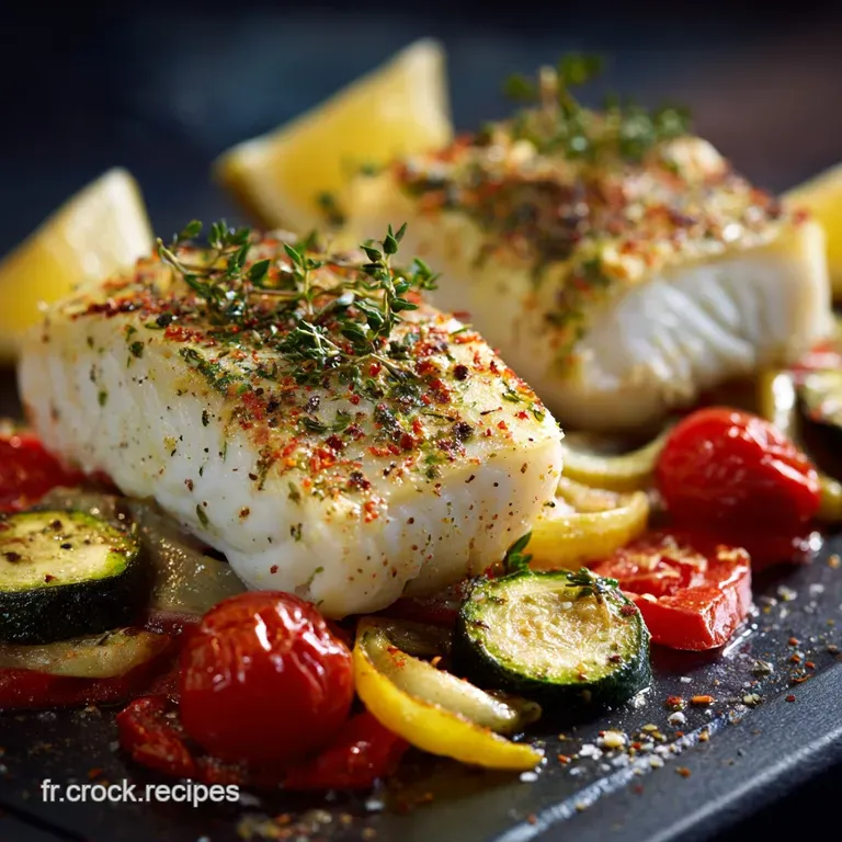Filets de Poisson au Four Croustillants aux Herbes de Provence et Citron