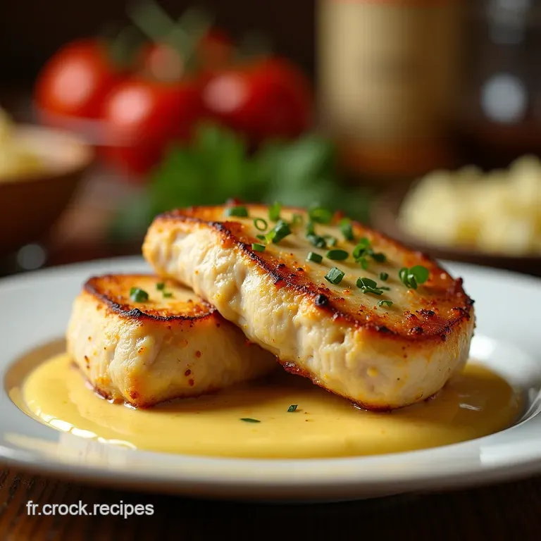 Filets De Poulet &Agrave; La Cr&egrave;me De Tomate Fa&ccedil;on Bistrot presentation