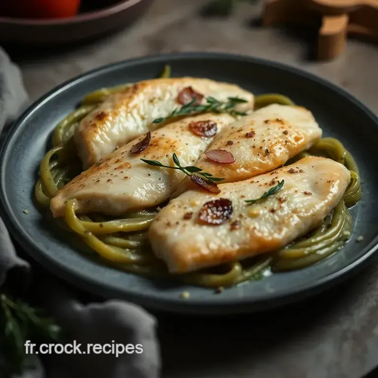 Filets De Truite Pav&eacute;s Aux Herbes presentation