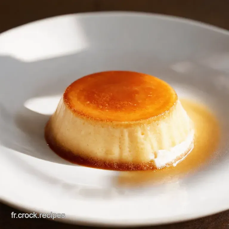 Flan de Coco Cr&eacute;meux Un Voyage Exotique en Bouche