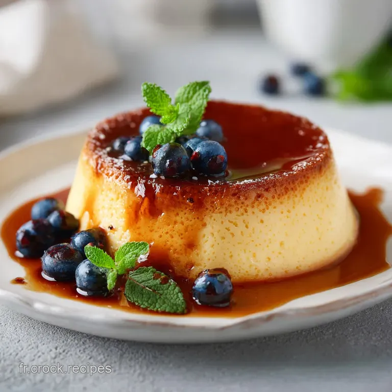 Flan p&acirc;tissier sans p&acirc;te : Le Grand Classique