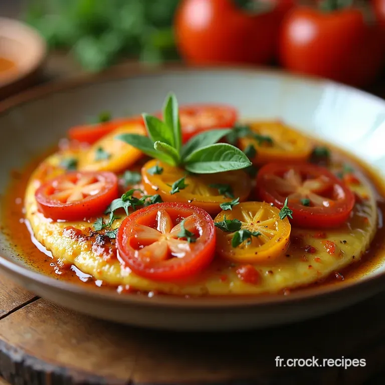 Flan Proven&ccedil;al Aux L&eacute;gumes D&eacute;t&eacute; presentation