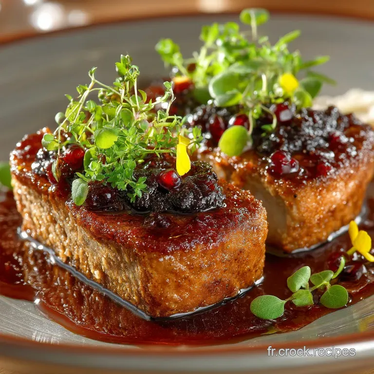 Foie Gras De Canard Micuit &Agrave; La Fleur De Sel La Perfection presentation