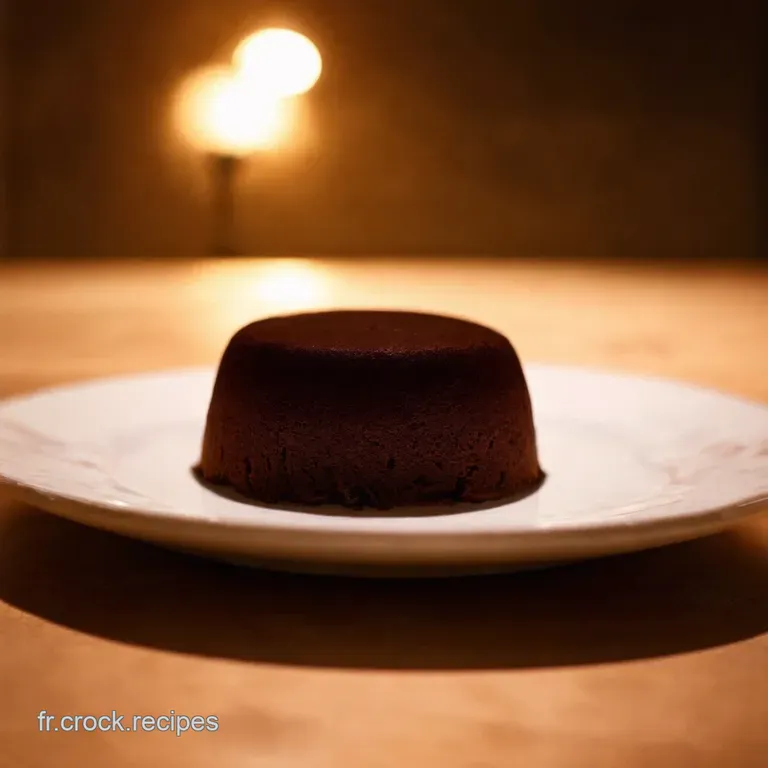 Fondant Au Chocolat Irr&eacute;sistible Un C&oelig;ur Coulant De D&eacute;lices presentation