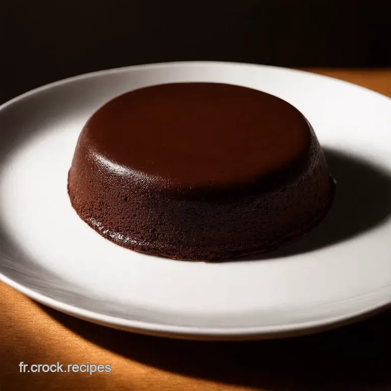 Fondant au Chocolat Irr&eacute;sistible Un C&oelig;ur Coulant de D&eacute;lices
