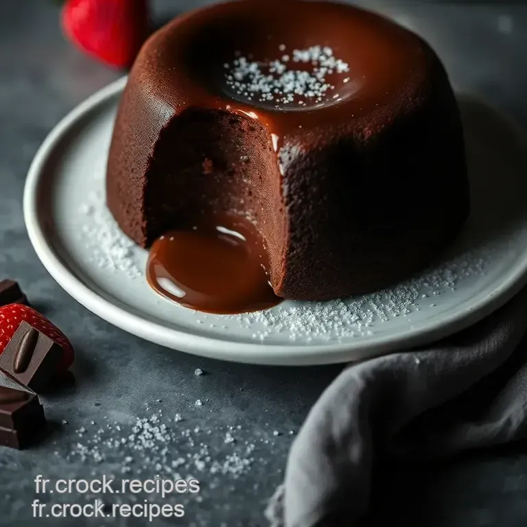 Fondant Au Chocolat: Le Coeur Coulant Parfait presentation