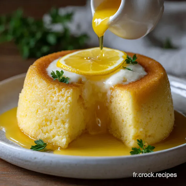 Fondant au Citron : Le Secret Moelleux &agrave; C&oelig;ur Coulant