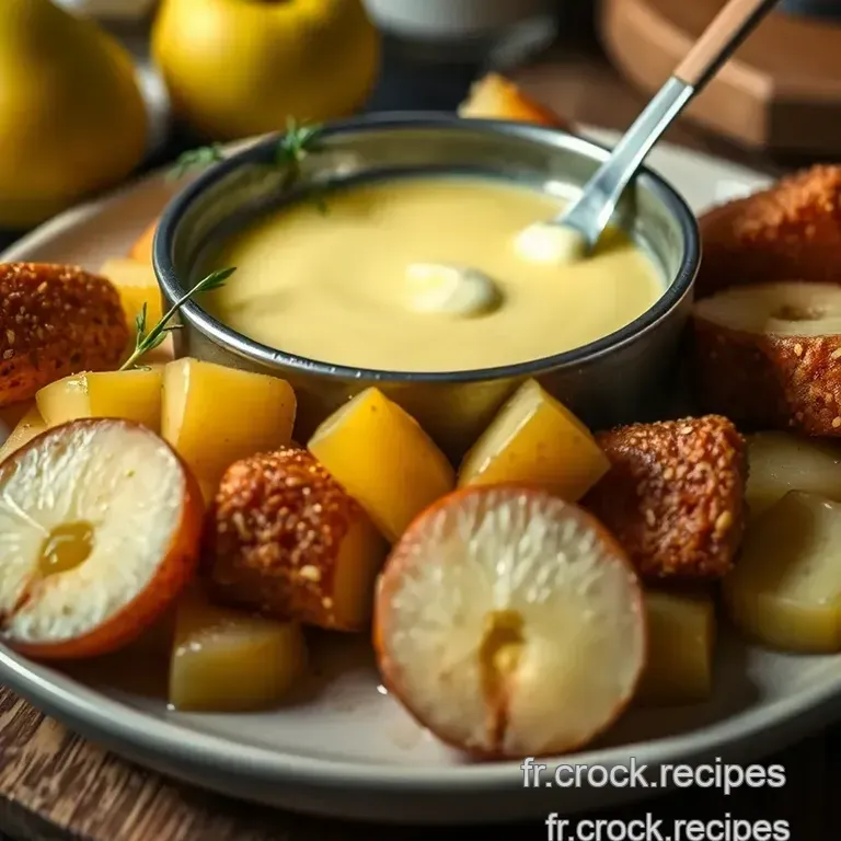 Fondue De Poireaux Savoureuse presentation