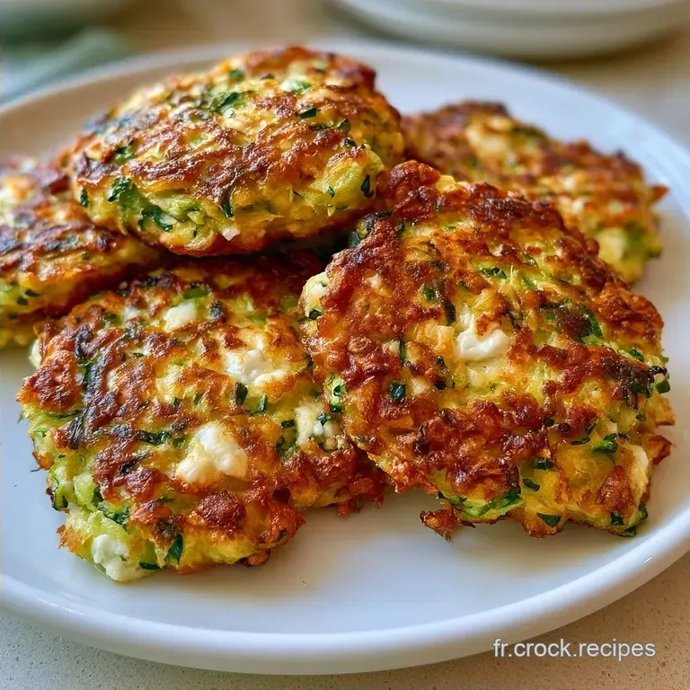 Galette Courgette Feta &agrave; la Po&ecirc;le