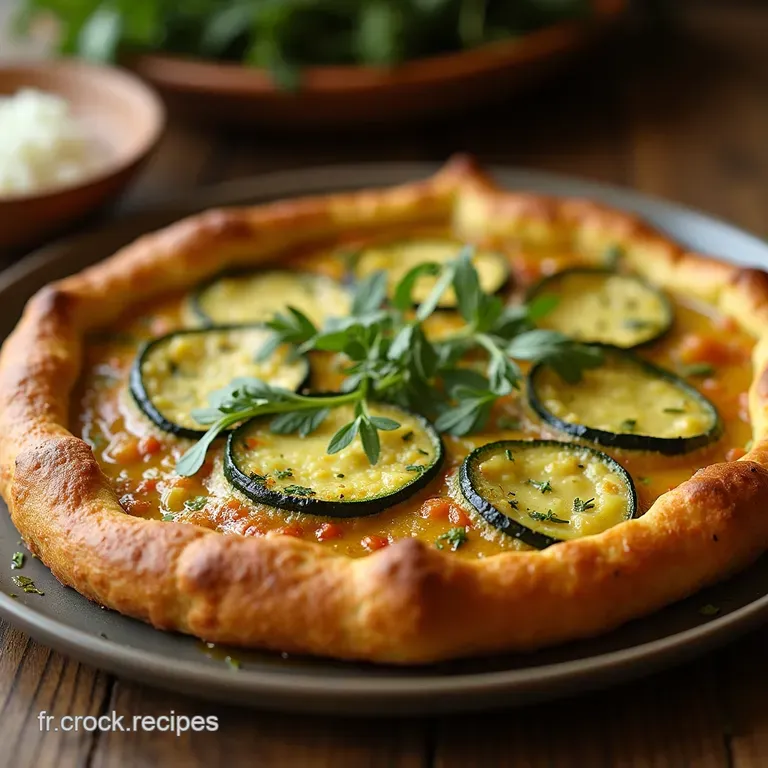 Galette Rustique Courgettech&egrave;vreherbes Le Croustillant De L&eacute;t&eacute; presentation