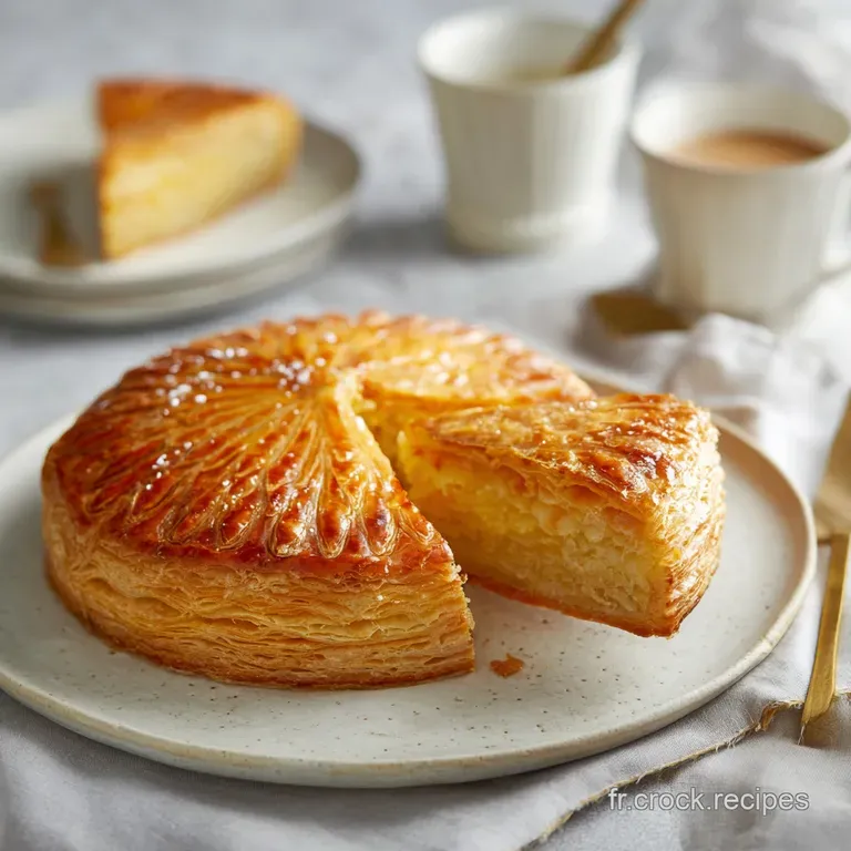 Galette des Rois L&eacute;g&egrave;re : Cr&egrave;me dAmande All&eacute;g&eacute;e