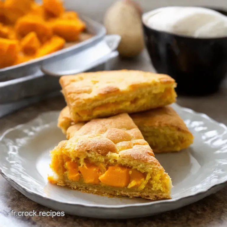 Galettes Dor&eacute;es &Agrave; La Courge Butternut Et Au Gruy&egrave;re presentation