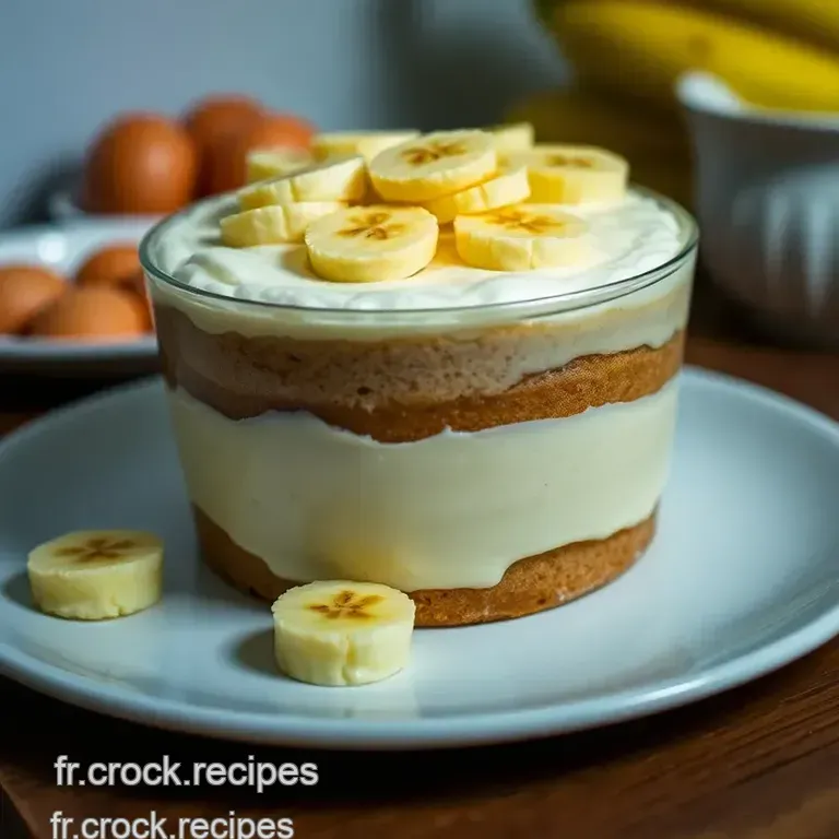 G&acirc;teau &Agrave; La Banane Parfait presentation
