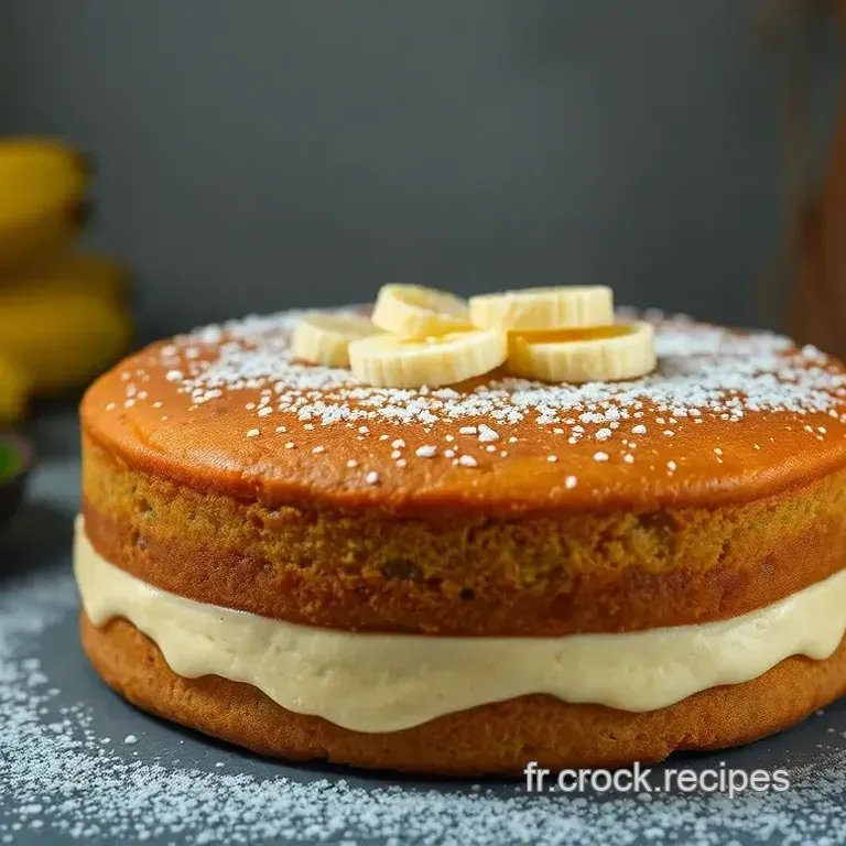 G&acirc;teau &agrave; la Banane Parfait
