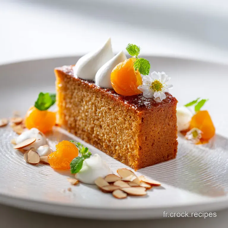 G&acirc;teau Abricots Et Amande : Moelleux D&eacute;t&eacute; Aux Fruits R&ocirc;tis presentation