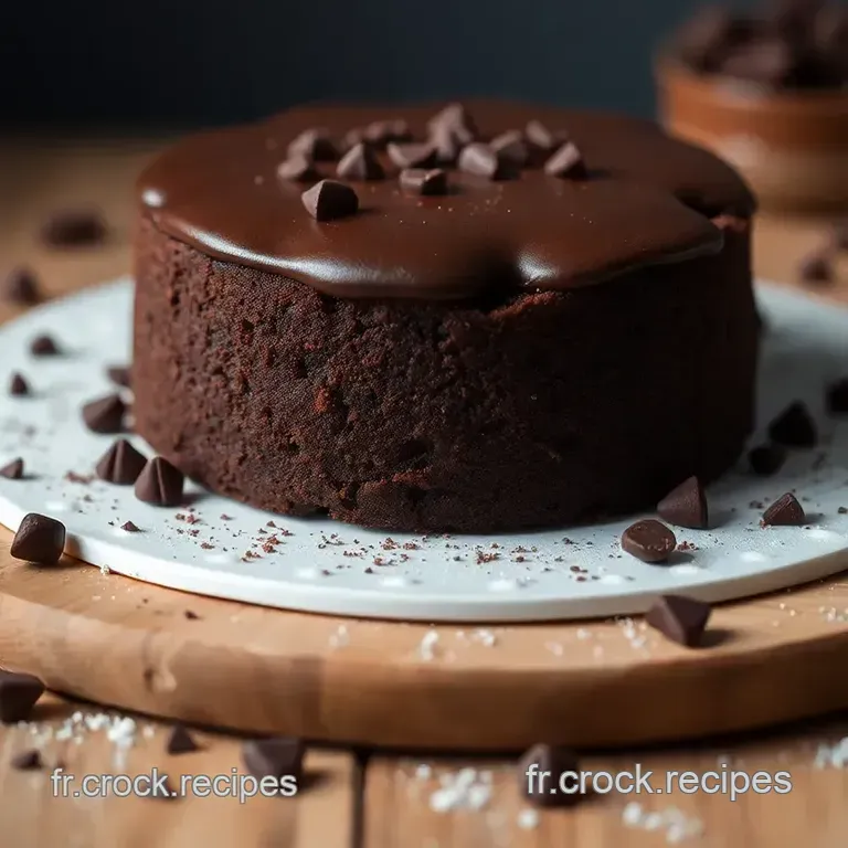 G&acirc;teau Au Chocolat Moelleux: Le Plus Facile Et Fondant! presentation