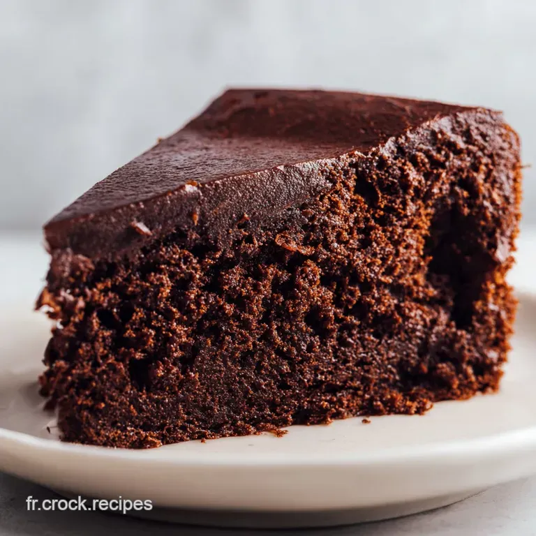 G&acirc;teau Au Chocolat Suzy De Pierre: Fondant et Intense