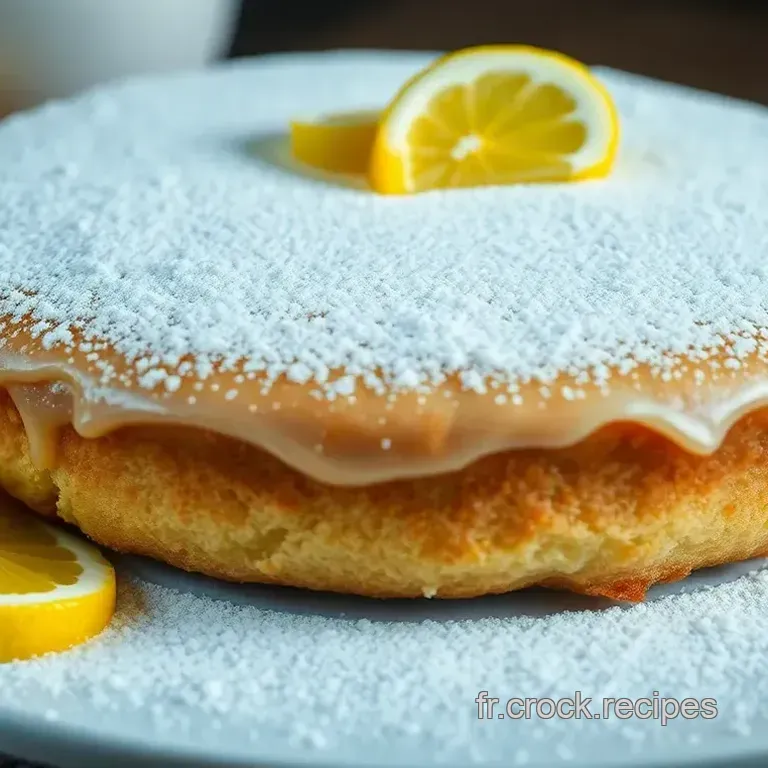 G&acirc;teau au Citron &Eacute;clatant