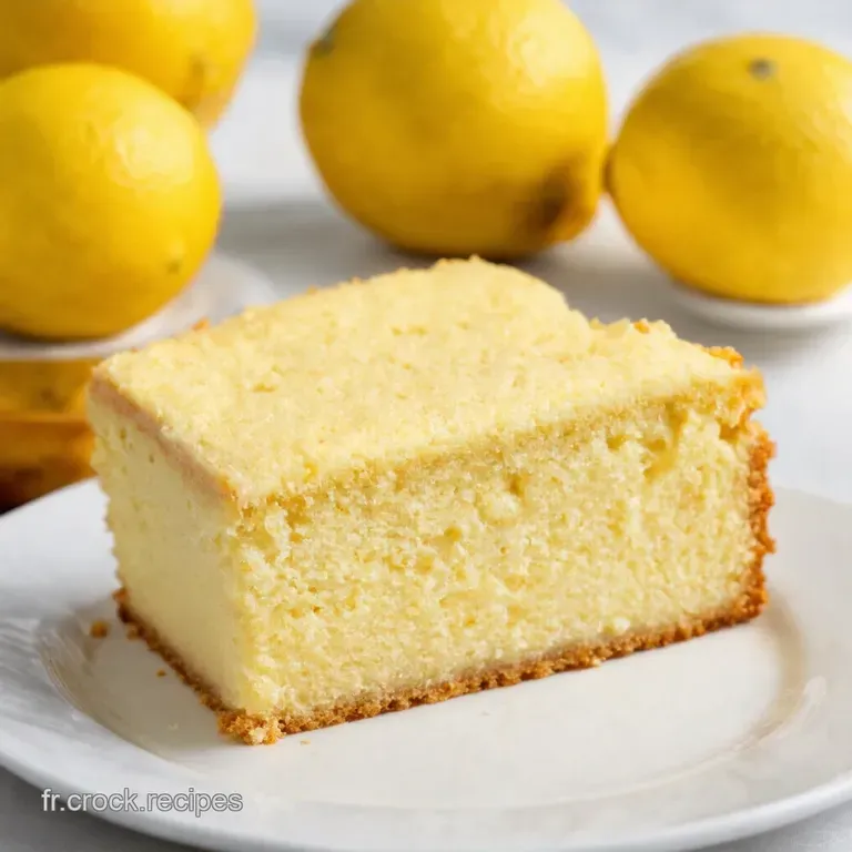 G&acirc;teau au Yaourt et au Citron Un Rayon de Soleil dans Votre Assiette