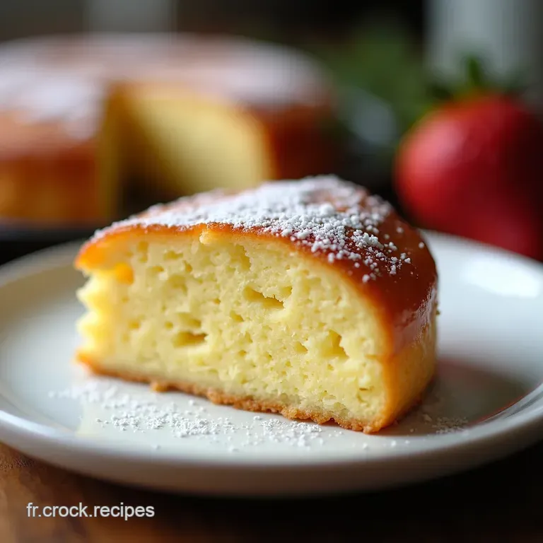 G&acirc;teau au Yaourt et aux P&eacute;pites de Chocolat