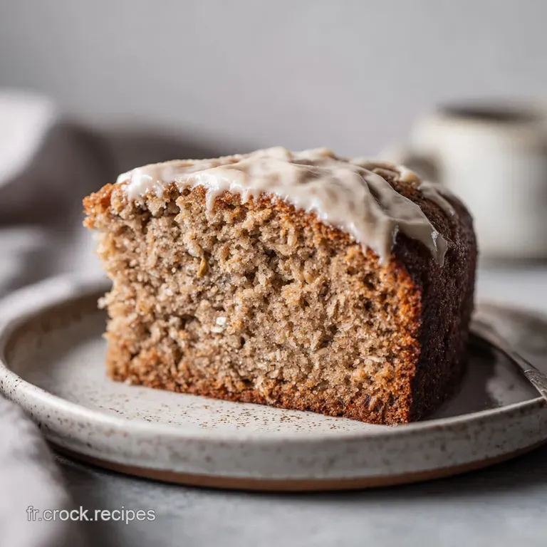 G&acirc;teau aux Flocons d Avoine et Banane
