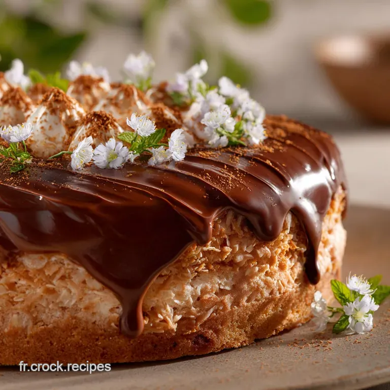 G&acirc;teau Bounty La Recette Incontournable C&oelig;ur De Coco Et Cacao Intense presentation