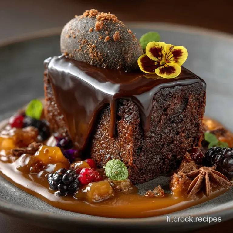 G&acirc;teau Cimeti&egrave;re Dhalloween Le Caveau Sucr&eacute; Au Chocolat Noir Intense presentation