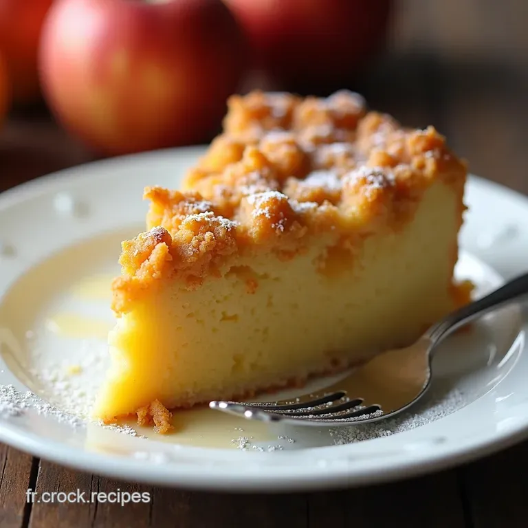 G&acirc;teau Crumble aux Pommes le Classique Revisit&eacute;