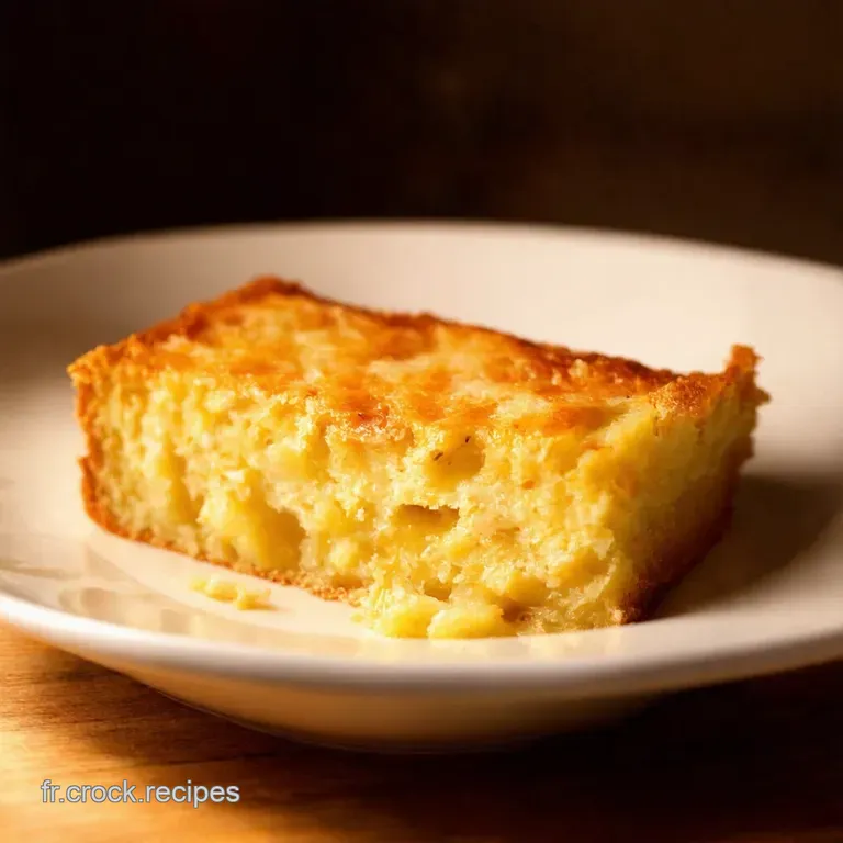 G&acirc;teau De Pommes De Terre L&eacute;ger Le D&eacute;lice Rustique presentation
