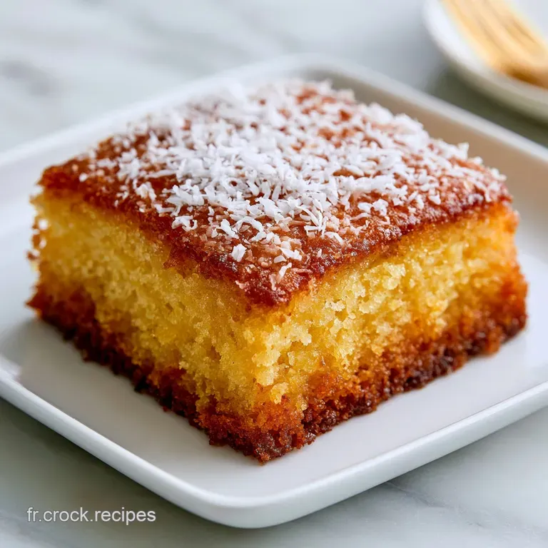 Une part de g&acirc;teau moelleux blanc pos&eacute;e sur une assiette chic, contrastant avec une nappe sombre et un &eacute;clairage doux.