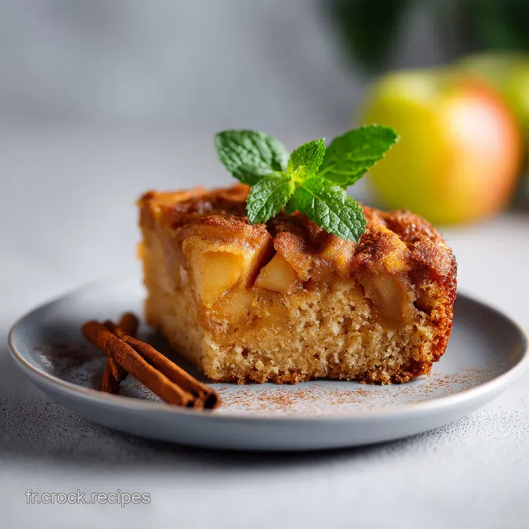 G&acirc;teau aux Pommes et Cannelle Moelleux