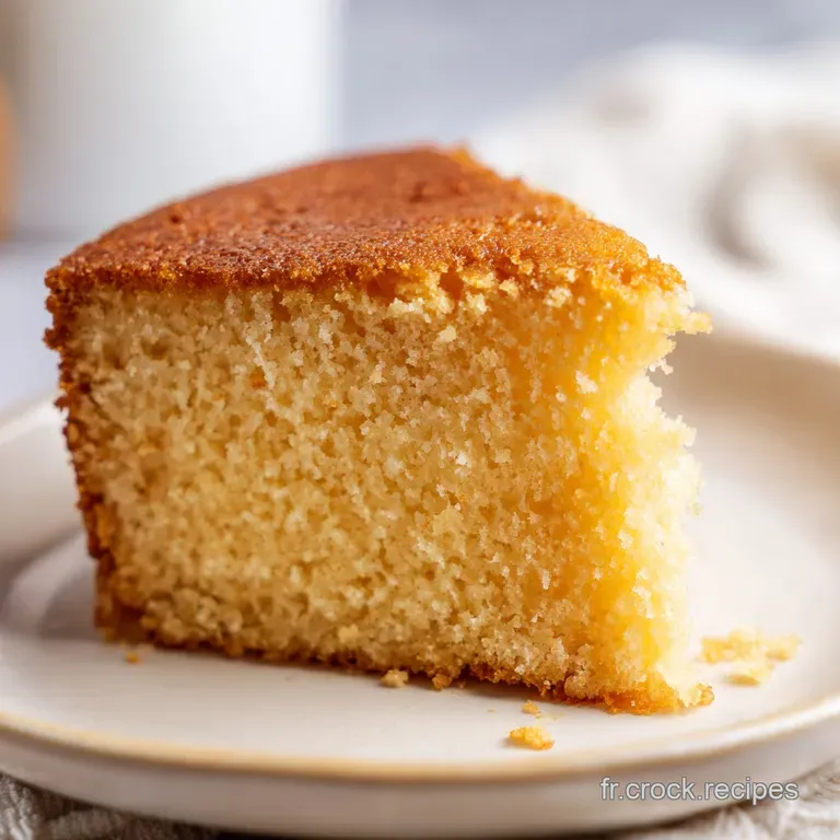 G&acirc;teau Vanille Moelleux: Mie Velout&eacute;e