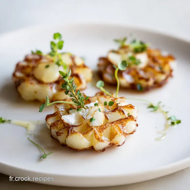 Gaufres Aux Pommes De Terre : Recette Rustique Comt&eacute; presentation