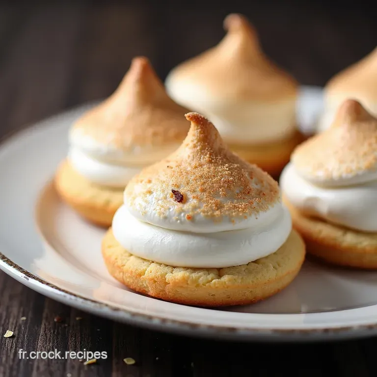 Giant Meringue Cookies 4 Ways