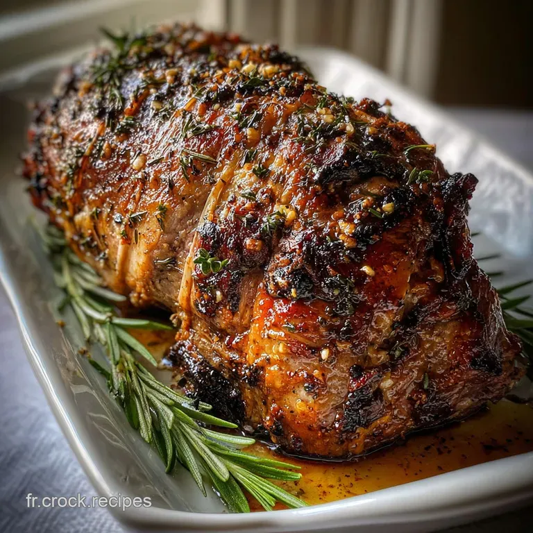 Tender lamb, pulled and piled high, drenched in savory pan sauce. Sprigs of rosemary and thyme add fragrant, rustic elegance.