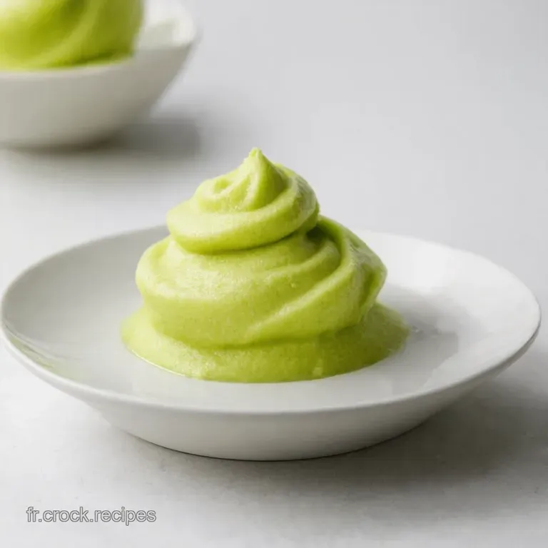 Glace Express Past&egrave;queCitron Vert Un d&eacute;lice estival sans sorbeti&egrave;re