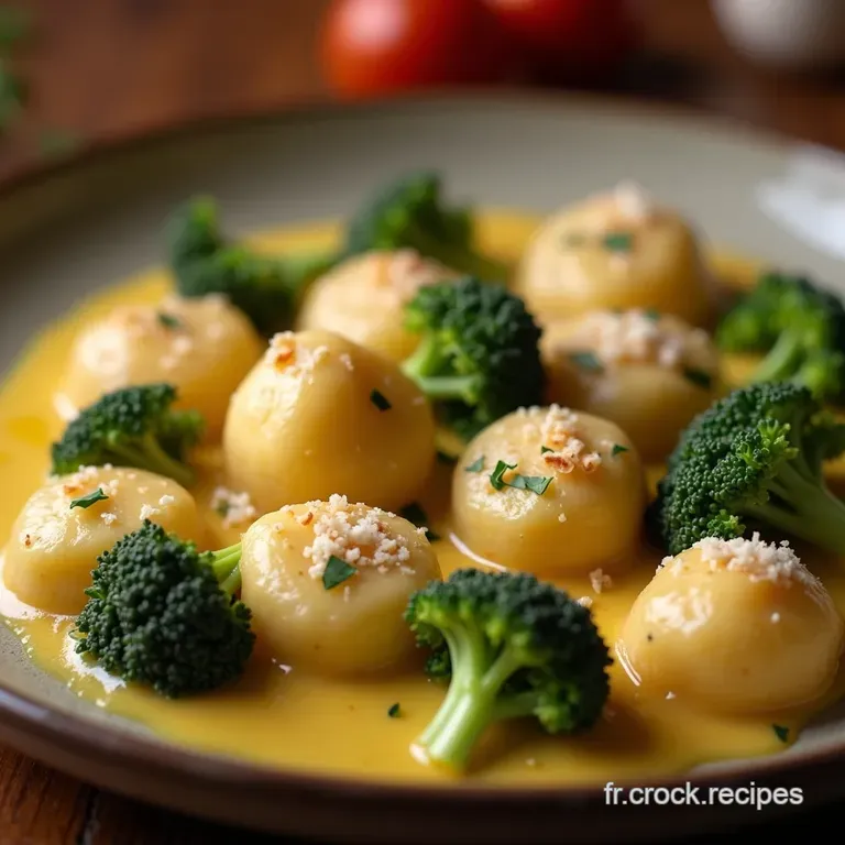 Gnocchis Doux Au Brocoli Et Parmesan Le Secret Des Nonnas Vertes presentation