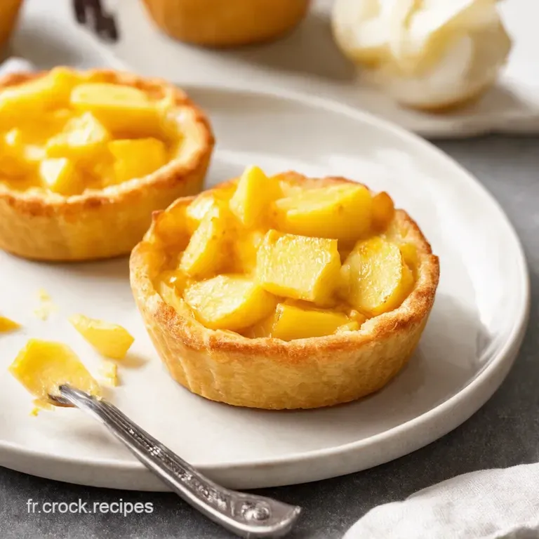 Gouda Granny Smith Tartlets with HoneyThyme Drizzle A Taste of Normandy