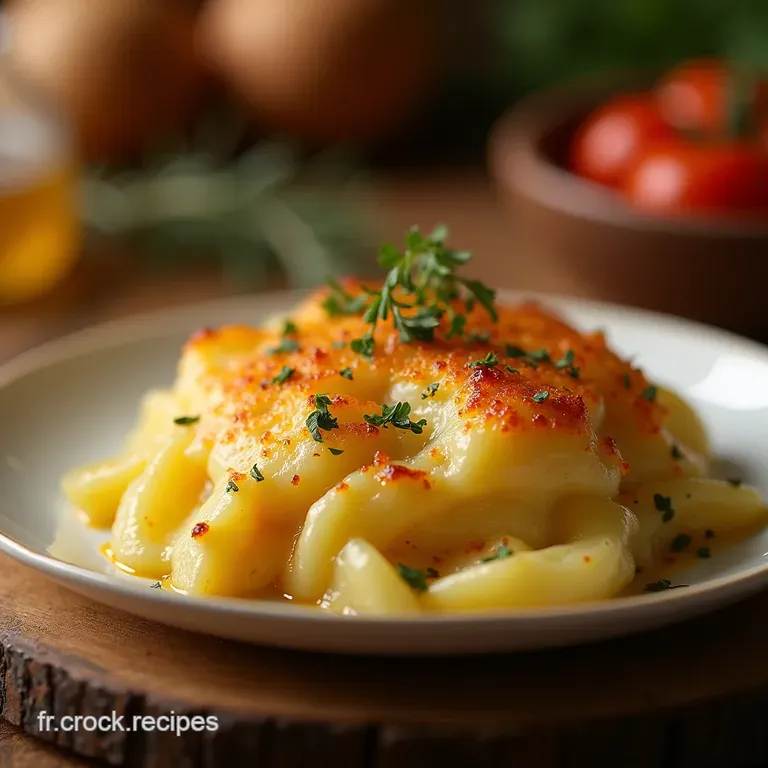 Le V&eacute;ritable Gratin De Pommes De Terre &Agrave; Labondance Cr&eacute;meux Moelleux Et Gratin&eacute; &Agrave; La Perfection presentation