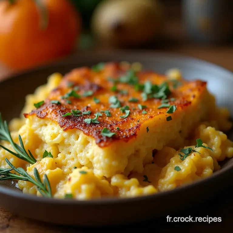 Gratin De Courge Cr&eacute;meux Au Bleu Le R&eacute;confort Des Jours Frais presentation