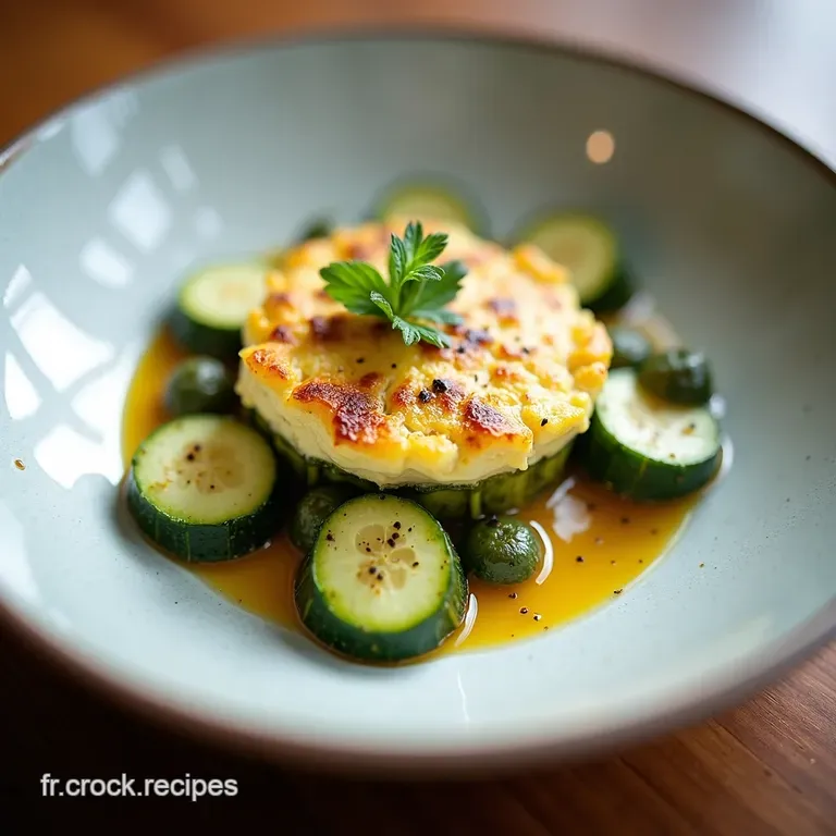 Gratin Courgettes au Ch&egrave;vre Un Rayon de Soleil dans votre Assiette