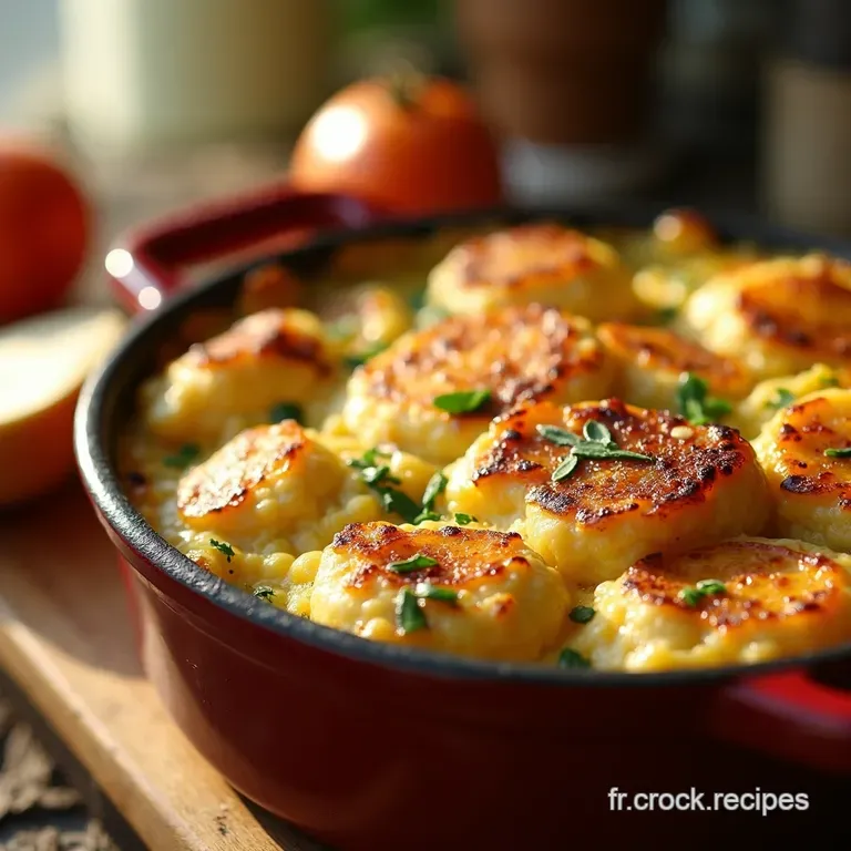 Gratin Courgettes Jambon Riz presentation